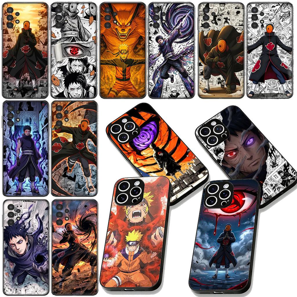 Wallpaper Tobi Uchiha Obito Narutos Cover for Apple iPhone 16 17 Air 14 15 Pro Max Plus 16+ 16E 14+ ProMax Coque Case