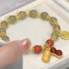 JYL TS Bracelet Peace Plate Jade Style -Embodies Serenity & Attracts Calm Fortune