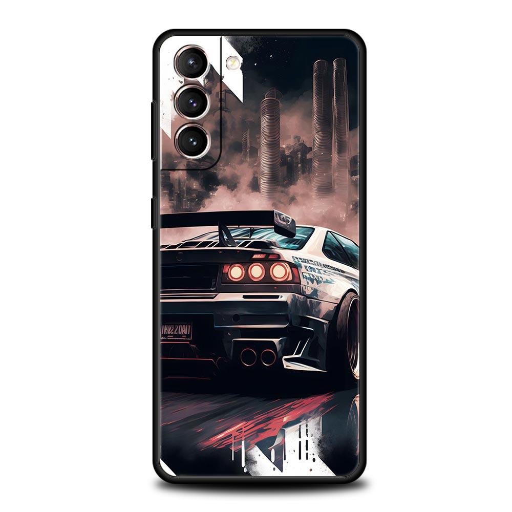 Чехол для телефона Sports Car JDM Tokyo Drift для Samsung Galaxy S23 Ultra S22 S21 S20 FE 5G S10 S10E S9 S8 Plus Note 20, силиконовый чехол
