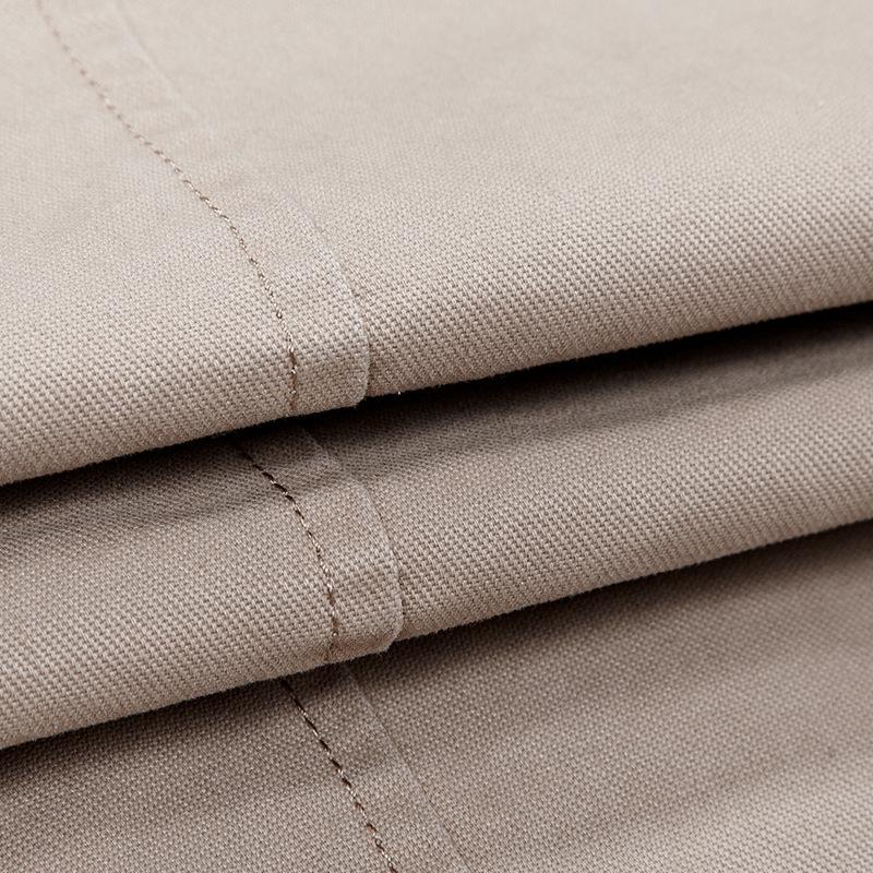 Мужская куртка осенняя средняя и длинная из чистого хлопка повседневная мужская куртка большого размера