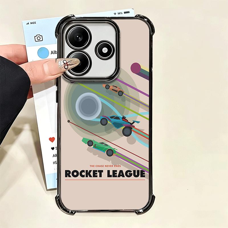 R-Rocket L-League Игровой Мягкий Чехол Для Телефона Для Xiaomi Poco X7 X8 Pro Max X6 X5 X3 F8 Ultra F7 M8 M7 M5S Redmi 15C 15A 15 14C 13C 12C