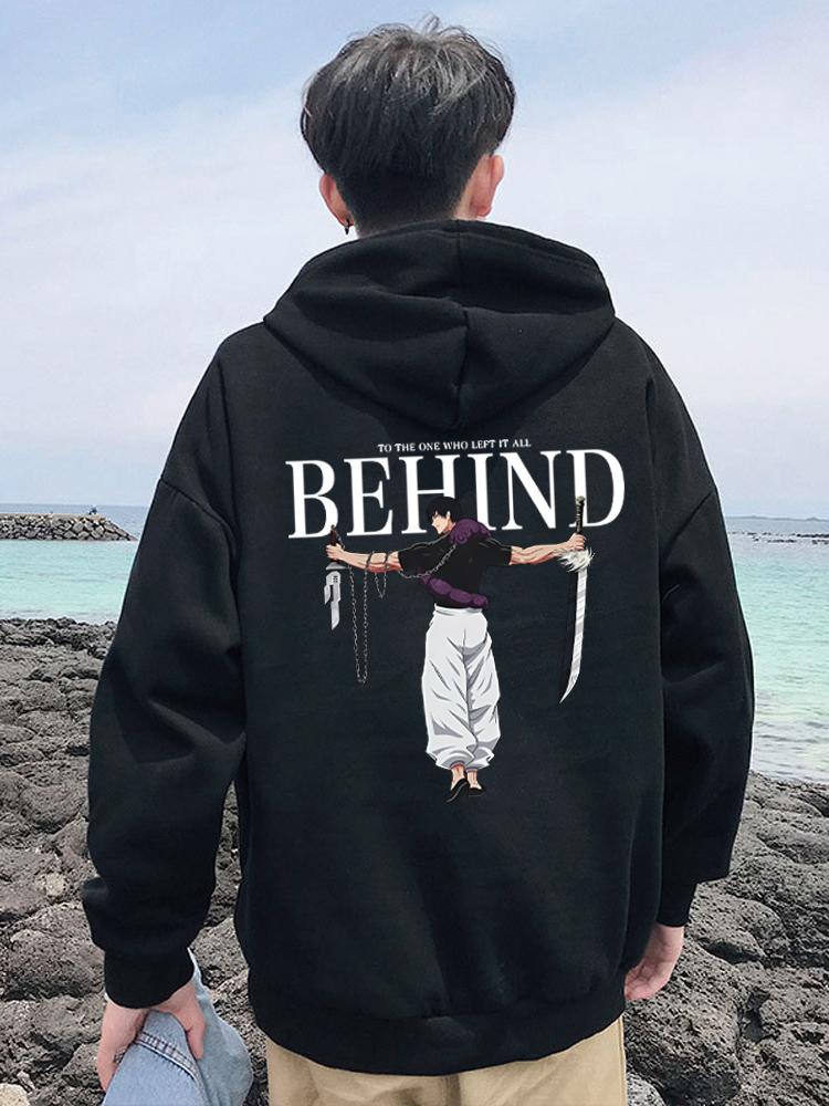 Японский Аниме Персонаж Фушигуро Тодзи Манга Благосостояние Худи Свитшот Хип-Хоп Уличная Одежда Мужская Осень И Зима