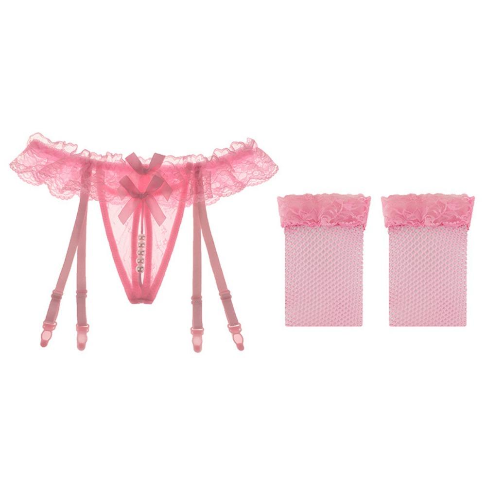 Сексуальные носки с застежкой на шнуровке, сексуальный прозрачный сетчатый пояс для чулок, комплект чулок, ультратонкие соблазнительные футболки