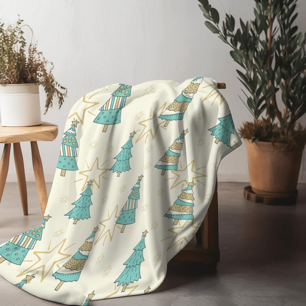 Cozy Throw Blanket Soft Warm Fuzzy Bedspread Living Room Decor Home Gift Lightweight Plush Blanket