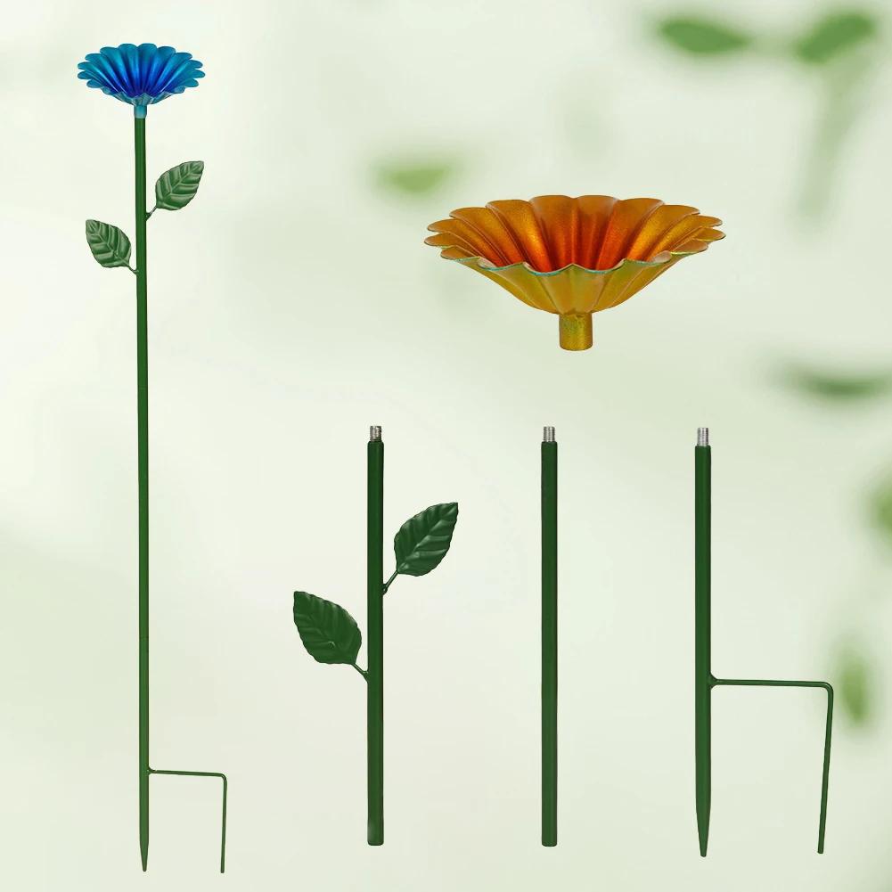 Bee Watering Station Metal Bee Water Feeder Multi-Function Butterfly Bath Bowl Standing Bee Feeder for Garden Yard Decor