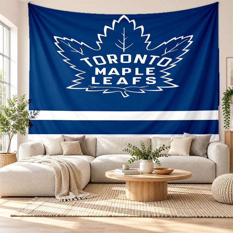 Toronto Maple Leafs Wall Tapestry, Soft Fabric Wall Hanging, Decorative Backdrop For Bedroom Home Wall Art