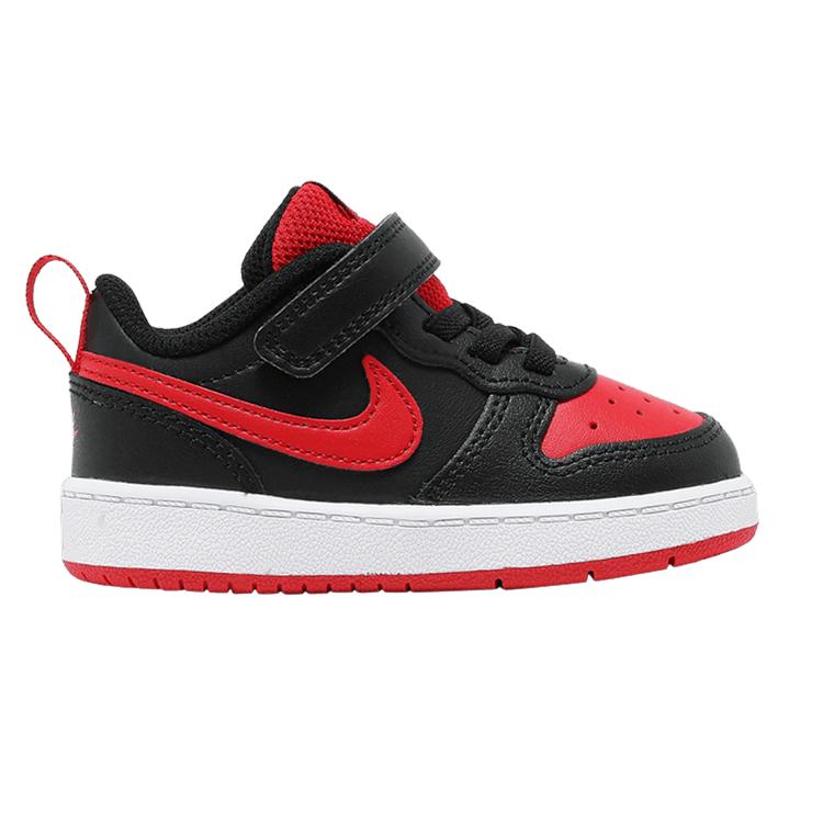 Kids' Sneakers Nike Court Borough Low 2 Black University Red (TD) Black/White/University Red