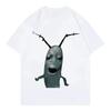 Cursed Plankton Funny Meme T Shirts Gothic Fashion T-shirt Casual Short Sleeve T-shirts Unisex Streetwear