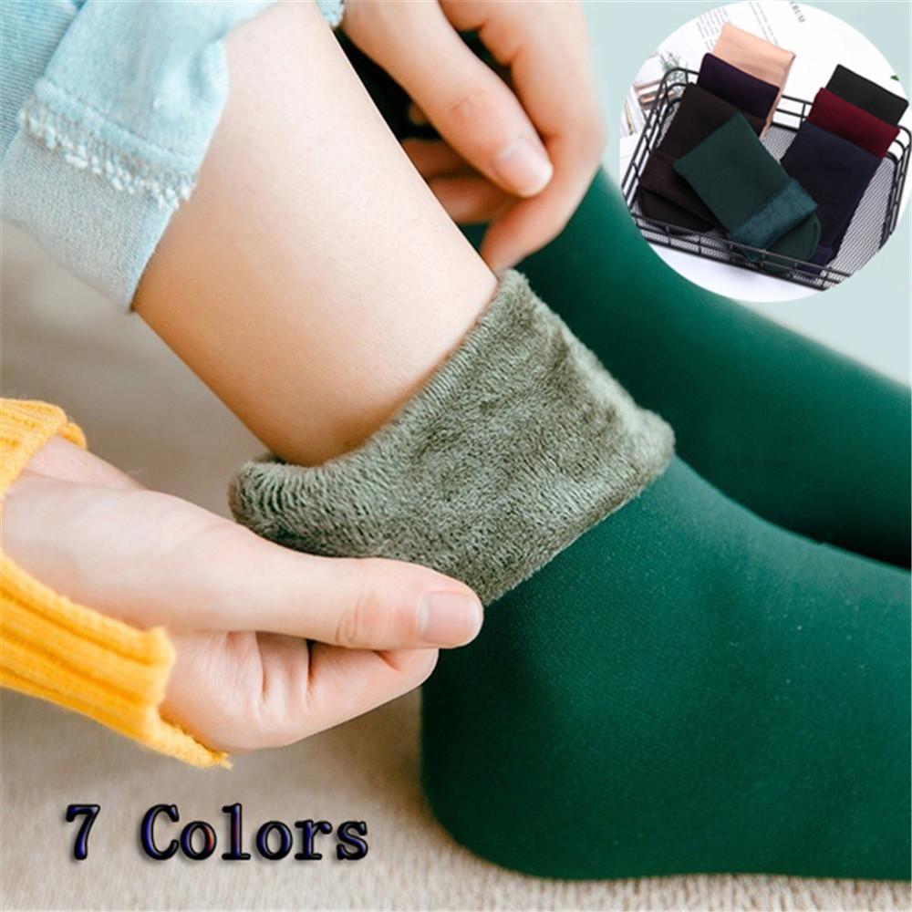 Autumn Winte Thickening Casual Home Floor Socks Snow Socks Velvet Sleeping Warm Hosiery