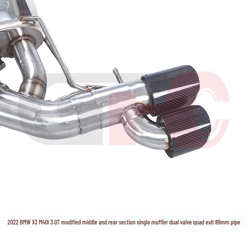 Updated Dual-Valve Exhaust System for 2022 BMW X3 M40i 3.0T