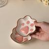 1pc Japanese Style Cat Paw Seasoning Dish Cute Cartoon Meal Dish Home Dipping Sauce Mustard Soy Sauce Salad Tomato Sauce Salad D