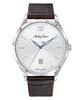 Urban Leather Strap Silver Dial Quartz H411AS Men's Watch