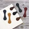 Leather Magnetic Bookmarks Vintage Motivational Strong Adsorption Text Book Marker Clip Book Lover