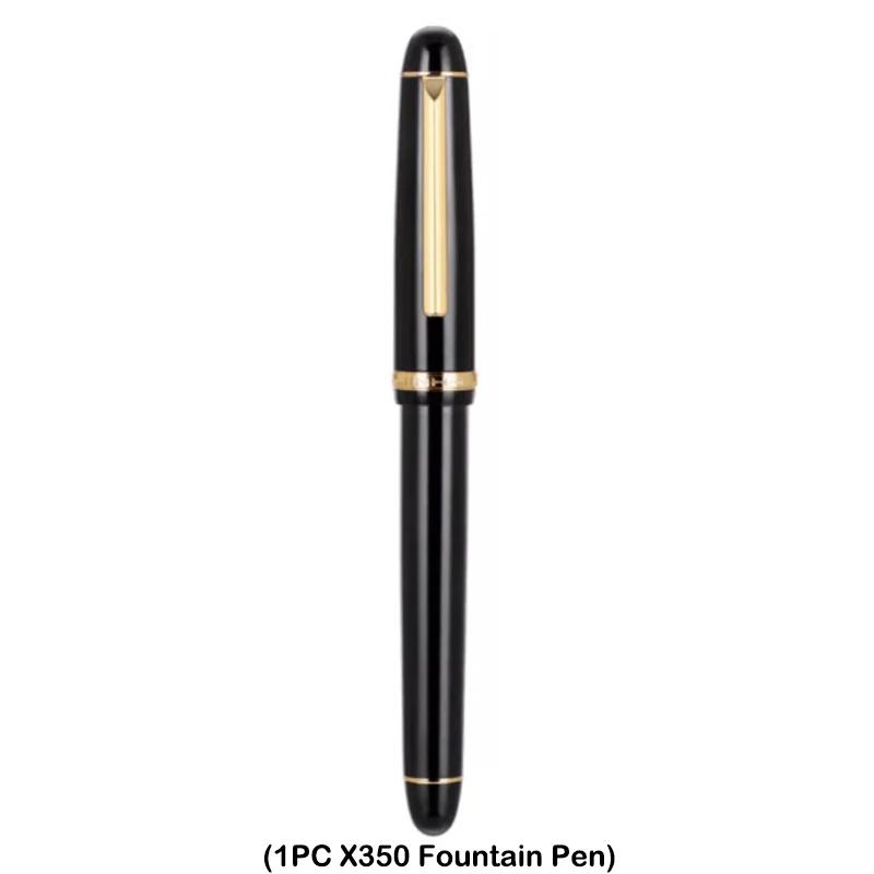 1/5 шт. JINHAO X350 Перьевая ручка Каллиграфическая Металлическая Чернильная ручка Золотое EF F Перо Деловые Офисные Школьные Принадлежности Канцелярские товары