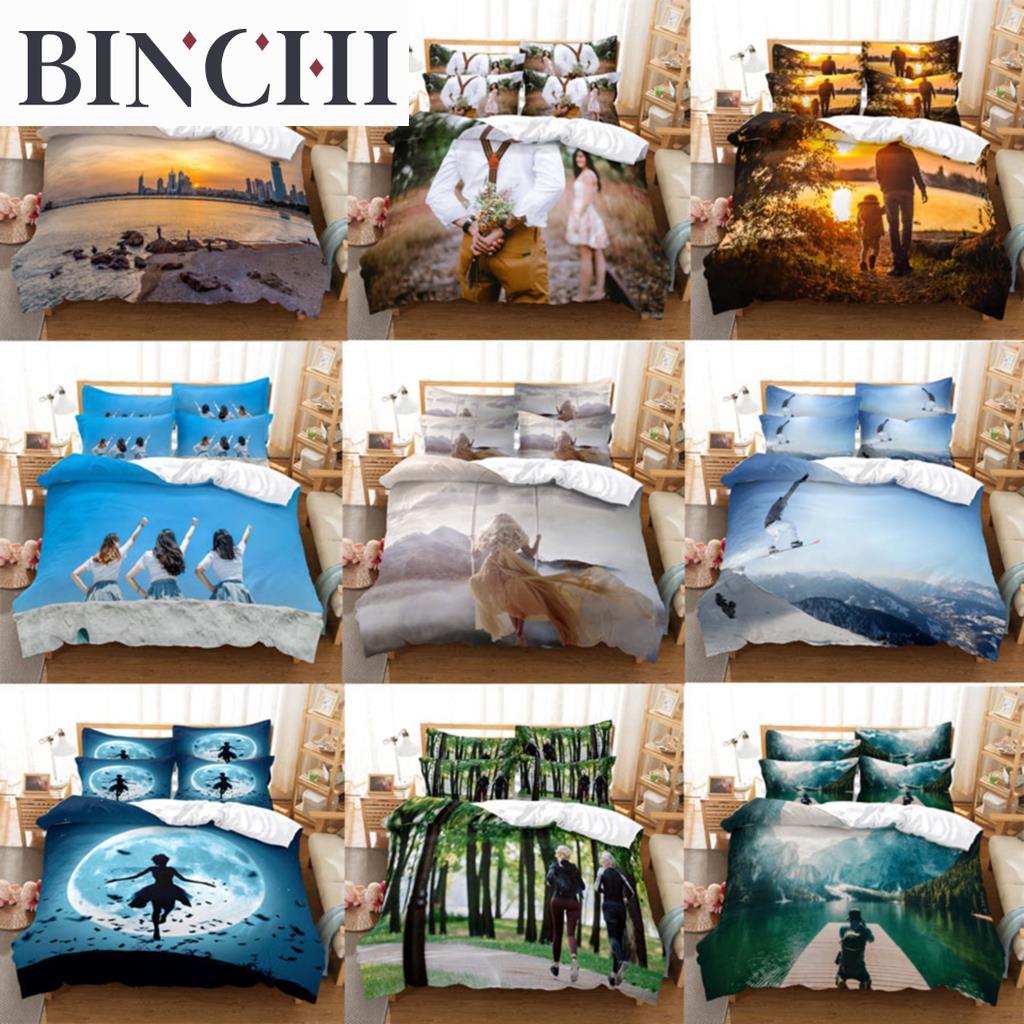Duvet Cover Collection King Size Double Bed Quilt Pillow Case Bedding Collections Linen 3D Senic Queen Twin Single Full Kids Adult 3Pcs 2Pcs