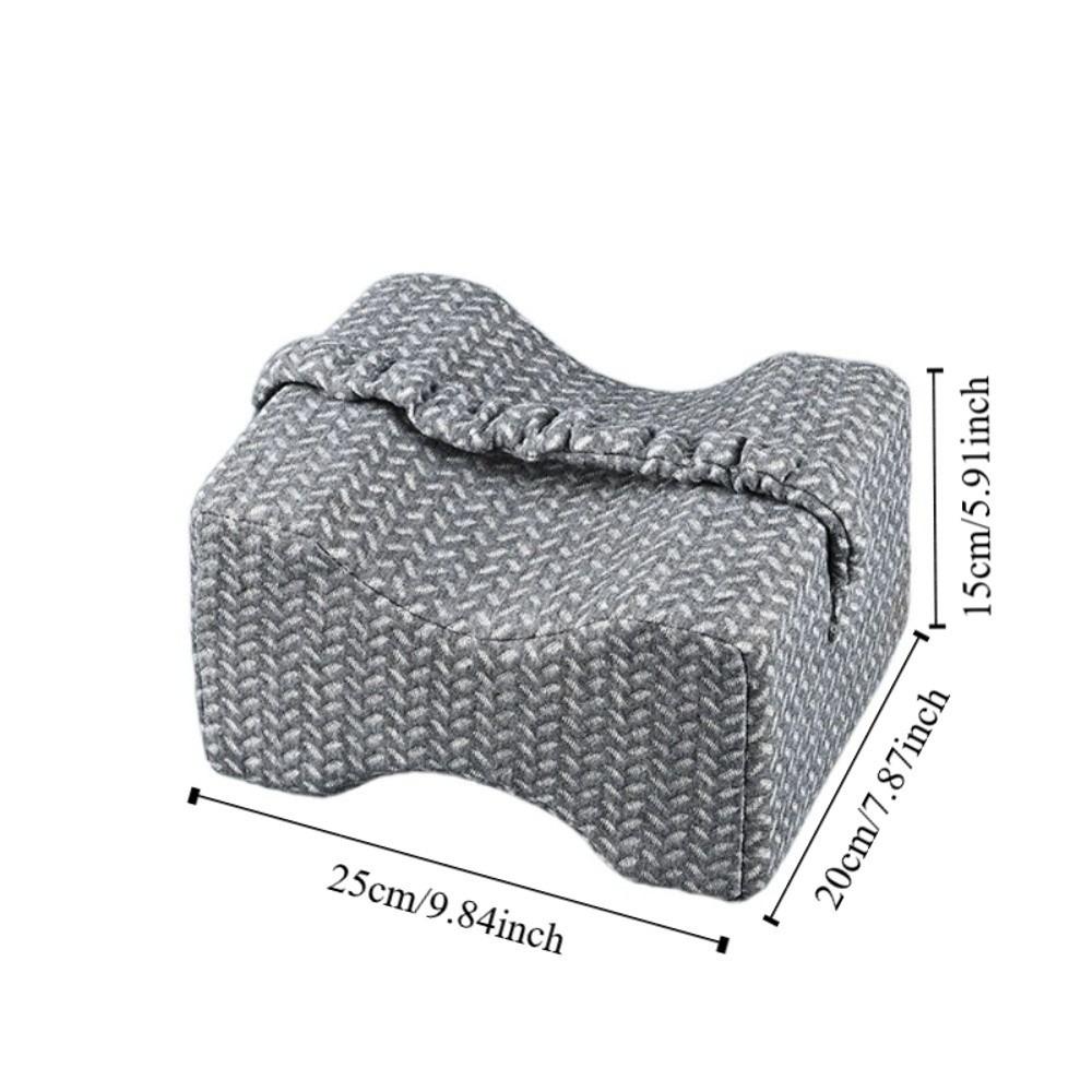 Подушка для колен из пены с памятью для спящих на боку Эргономичная подушка для выравнивания позвоночника и бедер Терапевтическая мягкая подушка для беременных