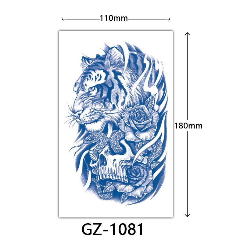 Соковые тату-наклейки, Растительные тату-наклейки, Полуперманентные тату-наклейки с английскими буквами Тату