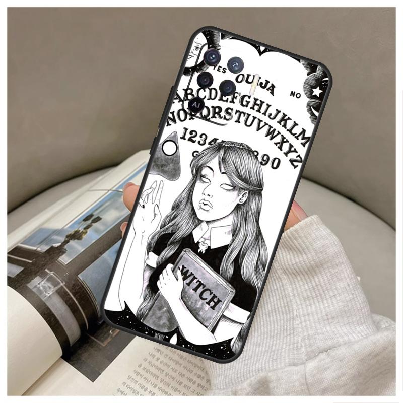 OUIJA BOARD Case For OPPO A96 A76 A16 A54 A74 A94 A98 A78 A5 A9 A15 A17 A77 A52 A72 A53S A57S A79 Cover