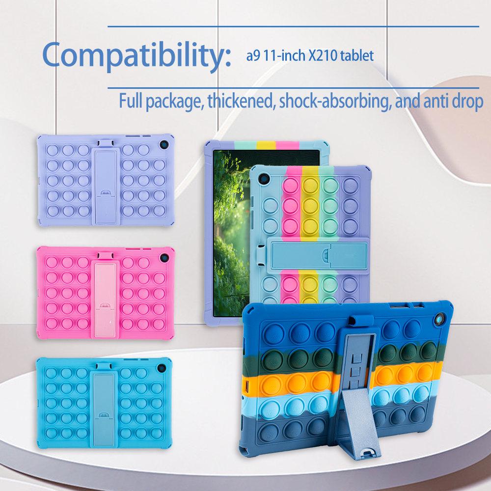Для Samsung Tab A9 Plus Чехол 11 дюймов Мягкий Силиконовый Подставка Планшет Фунда Для Galaxy Tab A9 Plus Чехол Коке SM-X210 X216