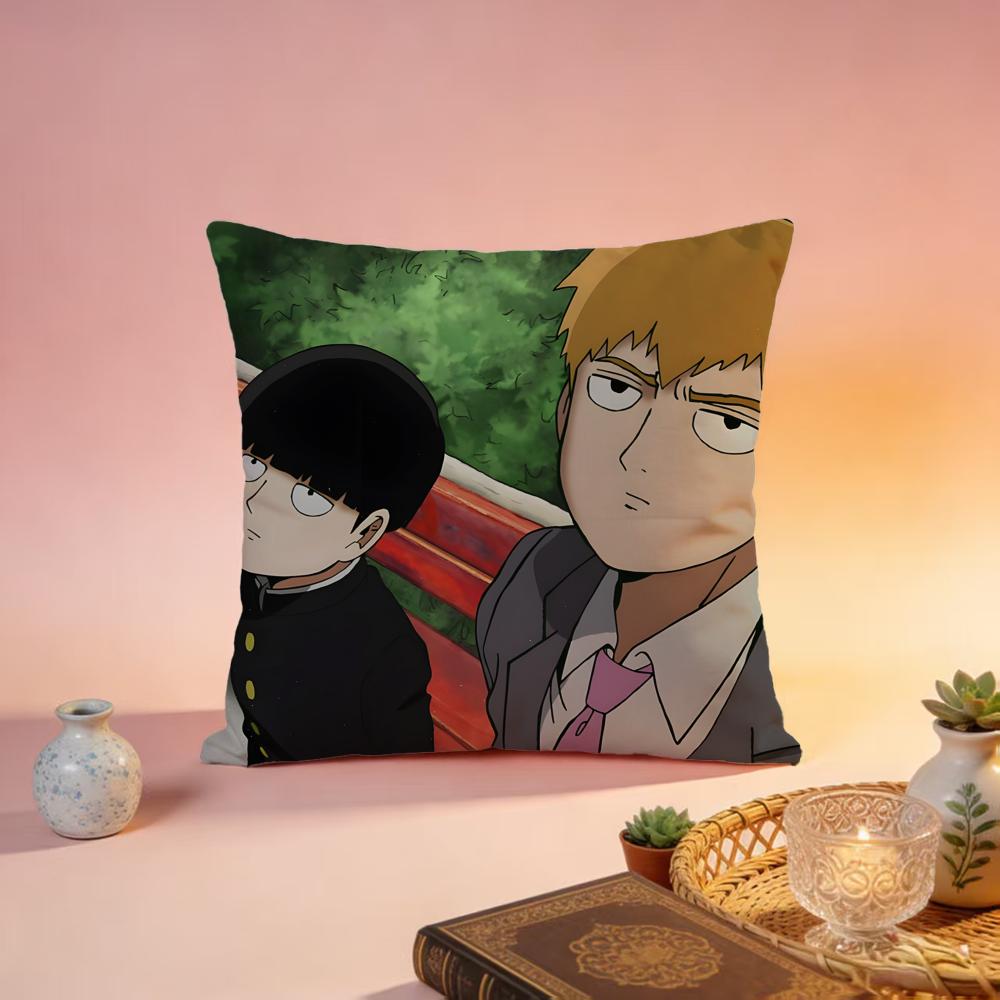 Hot MMob Psycho 100ed Cushion Cover Premium SkinFriendly Pillow Case MultiPurpose for Home Office Travel
