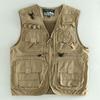 Foreign Trade Original Order Export Cut Label Fashion Multi-Pocket Men's Vest Casual Breathable Outdoor Tail Single Vest Tide