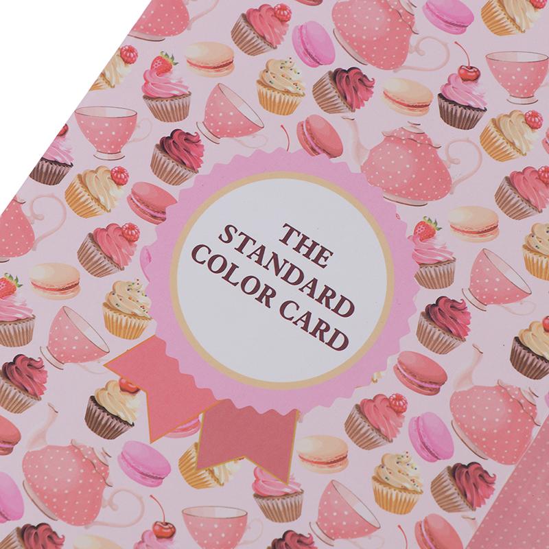 False Nail Color Book Display Nail Gel Polish Card Chart Palette Practice Board