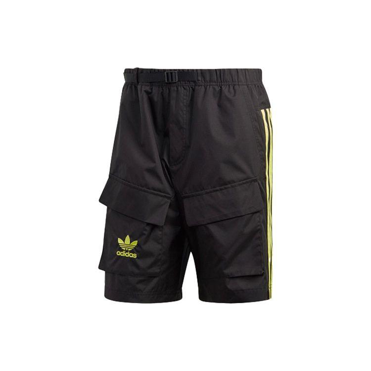 adidas Мужские тканые шорты-карго Originals Черный GK5916