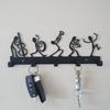 Black Coat Hanger Hanging Symphony Orchestra Wall Mounted Hook Key Holder Key Hook Wall Hook