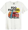Футболка мужская Amplified Foo Fighters Camper Van Винтажная Белая Футболка Foo Fighters