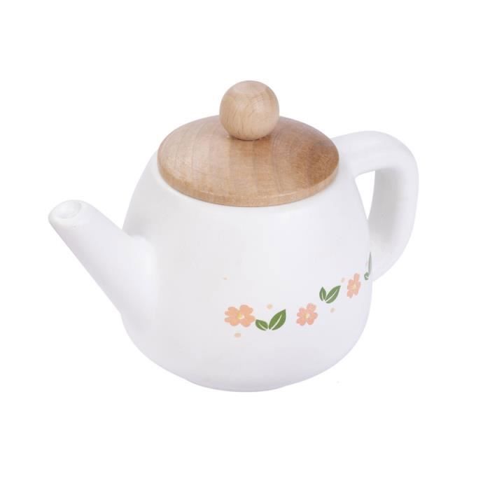 Wooden Tea Set - Pretend Play - 17 Pieces - For Children +3 Years - Safe and Durable