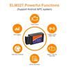 Автомобильный детектор неисправностей ELM327 V1.5 OBD2 Сканер Bluetooth Инструмент для диагностики автомобиля Для Android / IOS Считыватель кодов