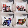 4 шт. Мультяшный спортивный мотоцикл Наволочка для подушки Мобильный велосипед Наволочки для подушек Наволочка для дивана Дома Автомобиля Персиковая кожа Наволочка