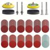 244pcs/set 2-Inch Alumina Sanding Disc Pad with Quick Change System -  Includes 80-3000 Grit Sanding Paper and Rotary Tool