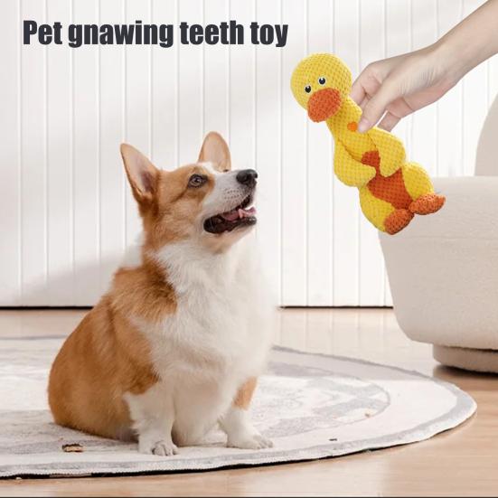 Мягкая игрушка в форме мультяшного животного, игрушка для чистки зубов у собак, массажер для десен, износостойкая пищащая плюшевая игрушка для детей, игрушка для здоровья полости рта у собак