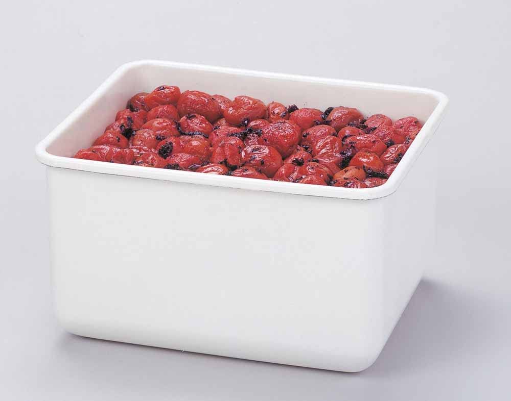 Takagi Metal Контейнер для солений из рисовых отрубей, устойчивый к запахам, эмалированный, 4,0 л HSP-KM