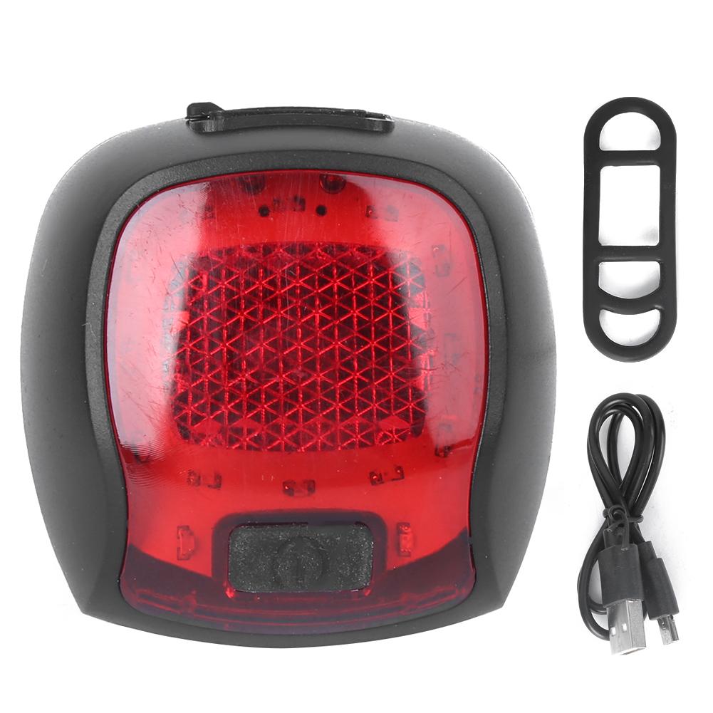 Bike Taillight USB Charging Mountain Bicycle Warning Rear Light Riding Equipment