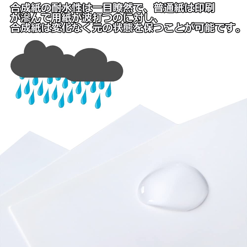 BBEST плотная матовая синтетическая бумага A4 60 листов бумага для струйной печати толщина бумаги совместима с красителем и пигментом водостойкая износостойкая прочная 0,28 мм