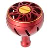 Ручка Daiwa SLP Works SLPW, алюминиевая круглая ручка L для электрических и двухосевых катушек, красная катушка