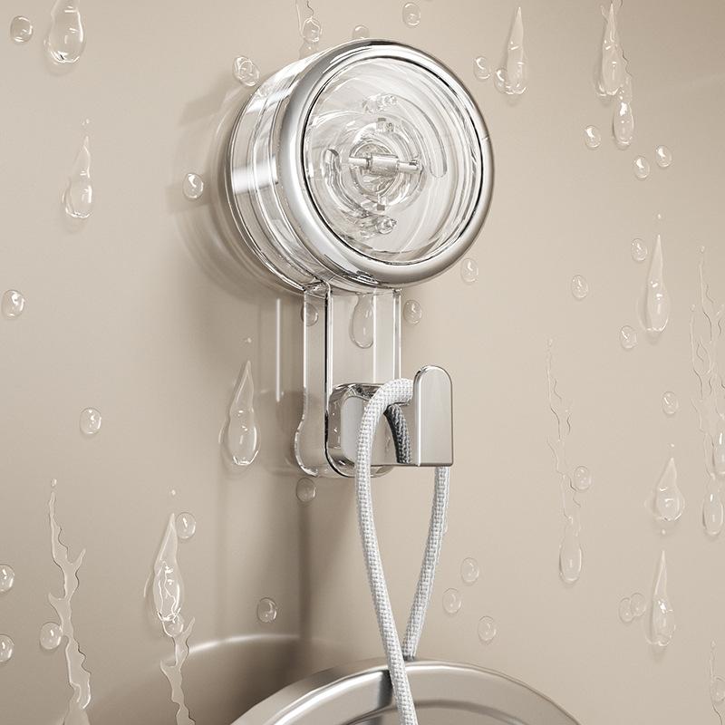 Removable Vacuum Suction Cup Hooks Bathroom Robe Towel Holder Hook Kitchen Home Daily Accessories