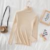 Elegant Knit Sweater For Women With High Neck Slim Fit Long Sleeve Casual Wear