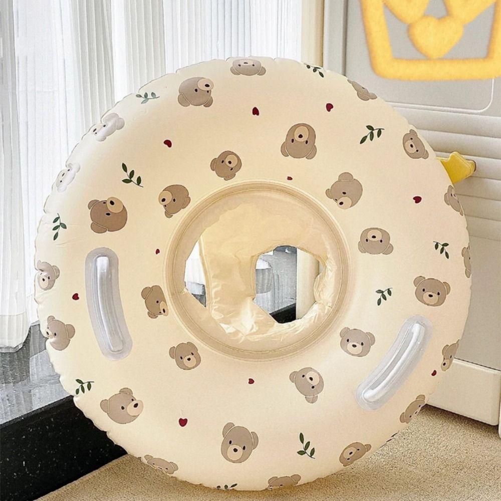 Double Handle Children Swimming Seat Float Inflatable Swimming Ring Underarm Ring for Children