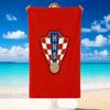 Quick Dry Beach Towel Croatia Pattern, Lightweight Absorbent Towel for Pool Beach Vacation Use