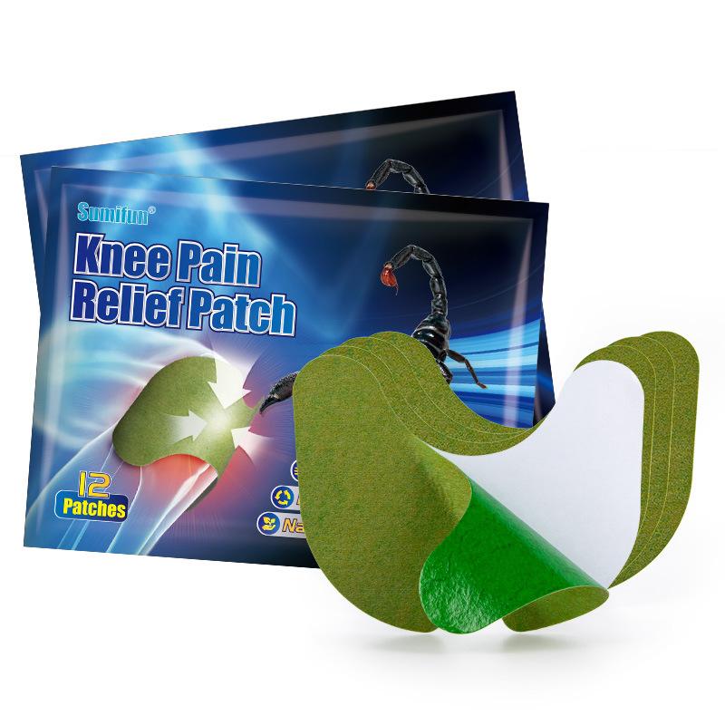 12 шт./пакет пластырь для снятия боли в колене, наклейка для снятия боли в суставах, пластырь для тела
