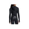 Under Armour Meridian Simple Solid Color Knitted Quick-Sohl Short Jacket Women Jacket Black 1386618-001