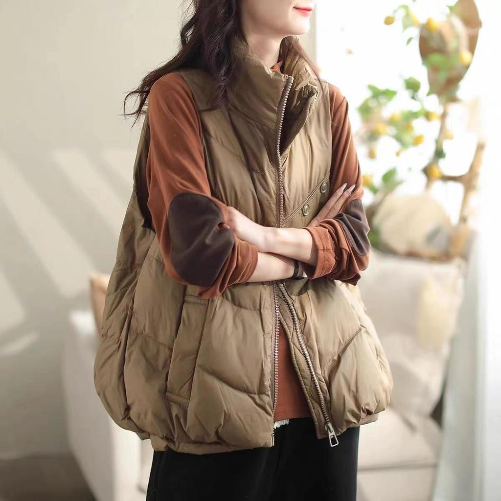Women's High-End Short Winter Down Jacket - Thick Duck Down Korean Petite Version