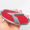 1pcs x 3D ABS K Logo Car Front Hood Rear Trunk Logo Emblem Badge Stickers for Kia Sportage Sorento Optima Forte Rio Stinger K5 QU2
