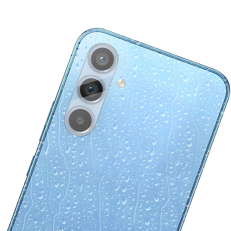 IMAK for Samsung Galaxy A54 5G Ultra Clear Camera Lens Protector Wear-resistant Integrated Tempered Glass Lens Film+Acrylic Lens Cap