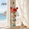 Coastal Style DIY Decor Items Ocean Animal Spiral Crochet Kit, Hanging Ornament Beginner Craft Handmade Gift for Mothers Kit with Yarn And Accessories
