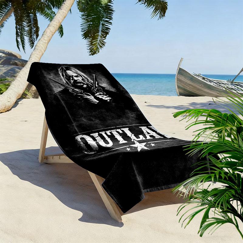 RDR2 poster Print Beach Towel, Large Soft Quick Dry Towel for Beach Camping Swimming