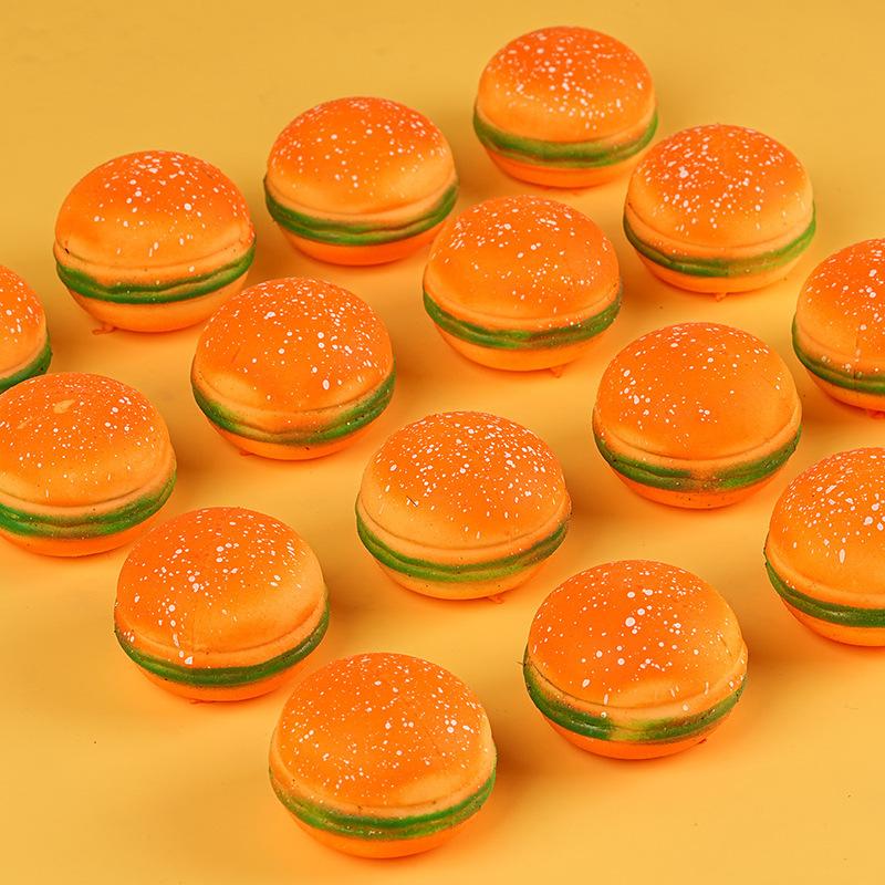 3/4/5/8Pc Slow Rising Burger Squishy Toy Realistic Super Soft Food Stress Relief Fidget Squeeze Toy For Kids Adults
